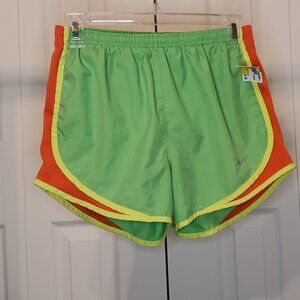 #313 3/$18 - Nike Green/Yellow Shorts with liner Size Small
